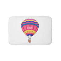 Hot air balloon cartoon illustration 