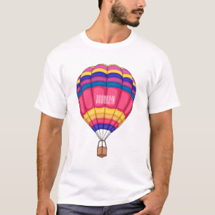 Hot air balloon cartoon illustration T-Shirt