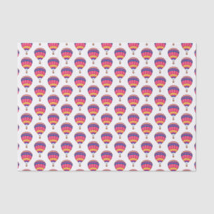 Hot air balloon cartoon illustration tissue paper
