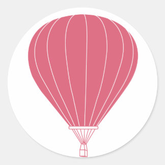 Hot Air Balloon Classic Round Sticker