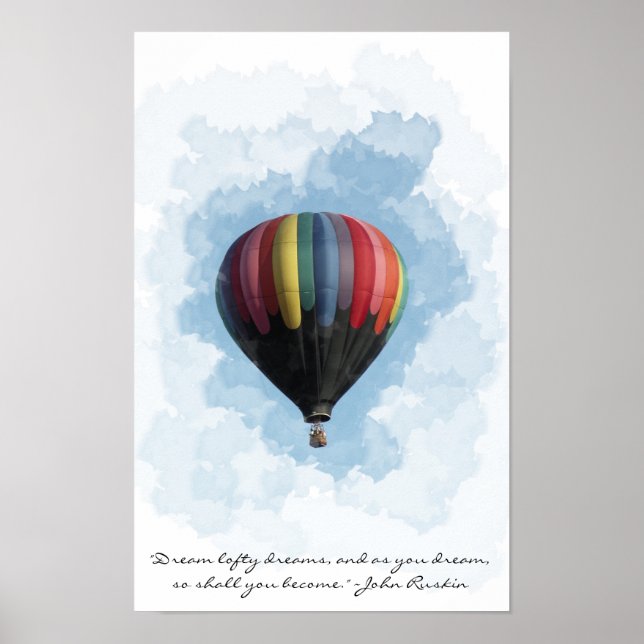 Hot Air Balloon Dream Poster (Front)