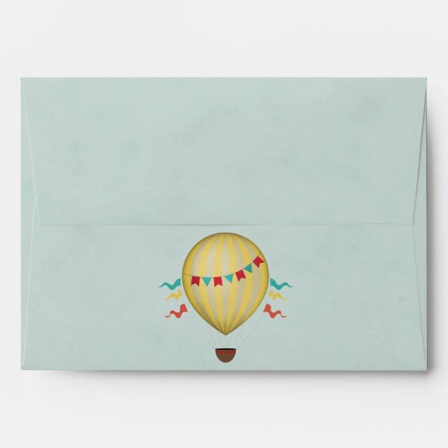 Hot Air Balloon Envelope (Back (Top Flap))