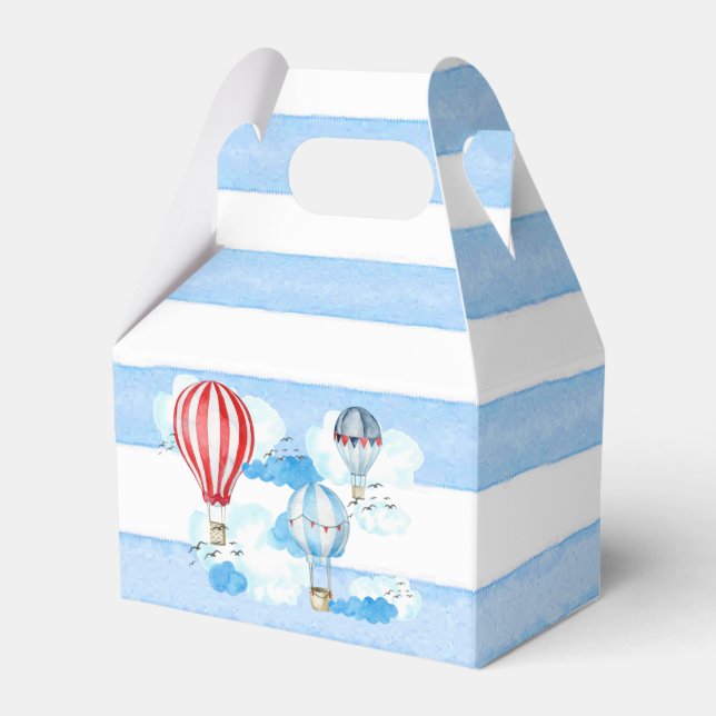 Hot Air Balloon Favour Box (Front Side)