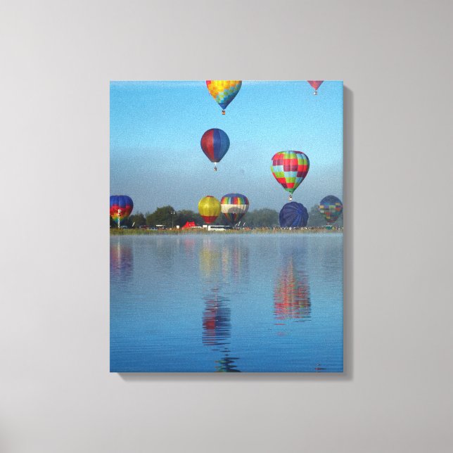 Hot Air Balloon Festival Canvas Print (Front)