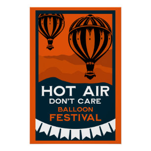 Hot Air Balloon Festival Poster