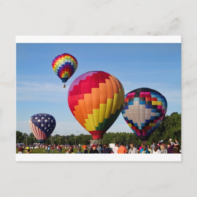 Hot Air Balloon Flight Festival Decatur Alabama Postcard (Front)