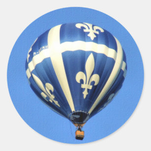Hot Air Balloon Gatineau Festival! Classic Round Sticker
