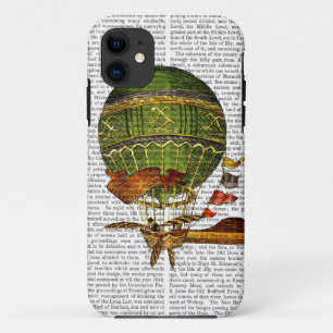 Hot Air Balloon Green iPhone 11 Case