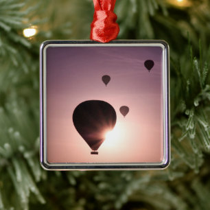 Hot Air Balloon in Goreme Metal Tree Decoration