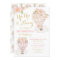 Hot Air Balloon Invitation Girl 1st Birthday