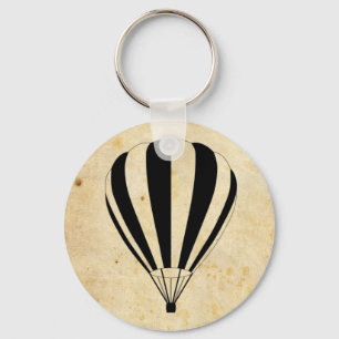 hot air balloon key ring