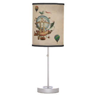 Hot Air Balloon, La Minerve 1803 travel in style Table Lamps