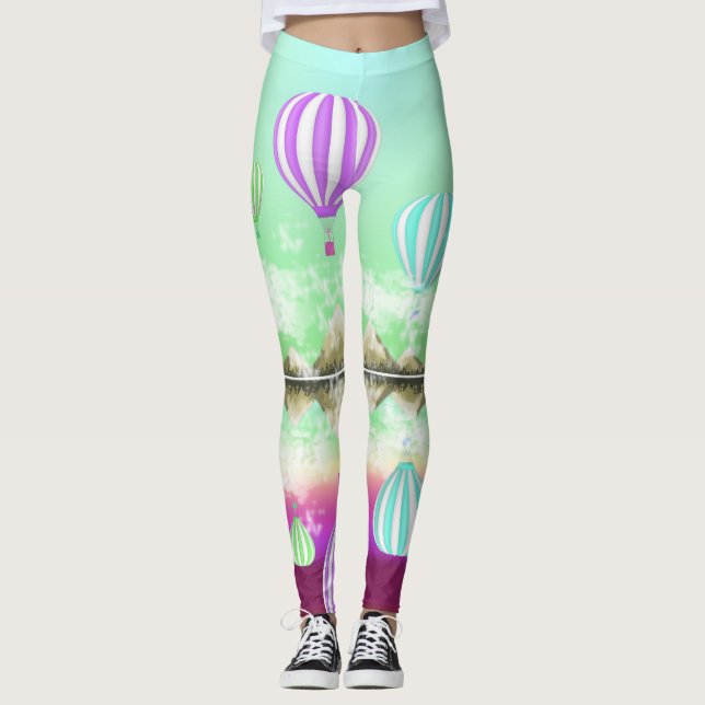 Hot Air Balloon Leggings (Front)