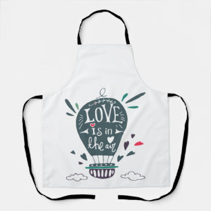 Hot air balloon: love is in the air apron