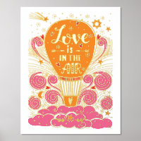 Hot Air Balloon "Love Is In The Air" 