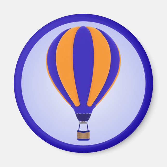 Hot Air Balloon Magnet (Front)