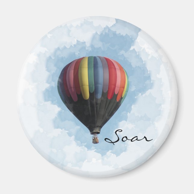 Hot Air Balloon Magnet (Front)