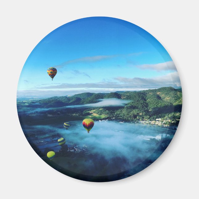 Hot Air Balloon Magnet - Napa Valley (Front)