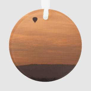 Hot-air balloon ornament