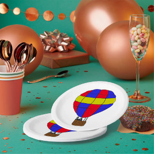 Hot Air Balloon Paper Plate