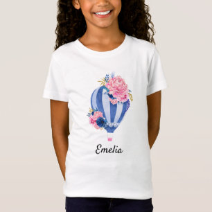 Hot Air Balloon Personalised Kid's T-Shirt