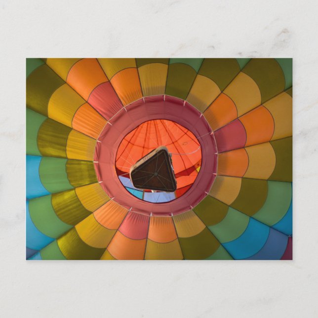 Hot Air Balloon Photograph from Great Reno Race Postcard (Front)