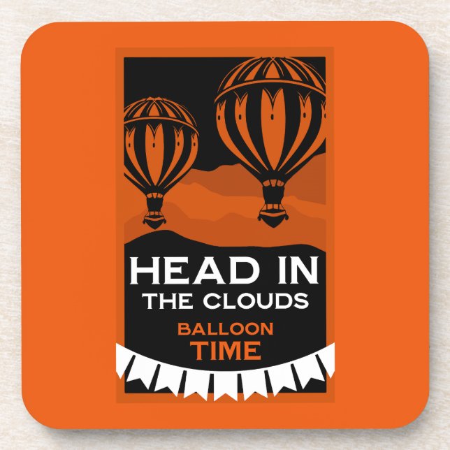 Hot Air Balloon Pilot Coaster (Front)