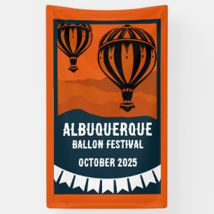 Hot Air Balloon Pilot Festival Banner