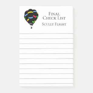 Hot Air Balloon Post-it Notes