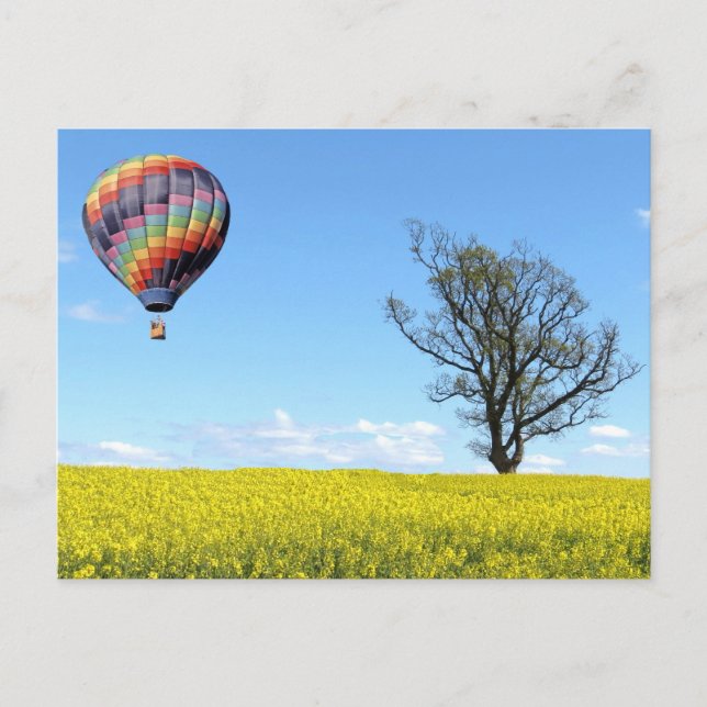 Hot Air Balloon Postcard (Front)