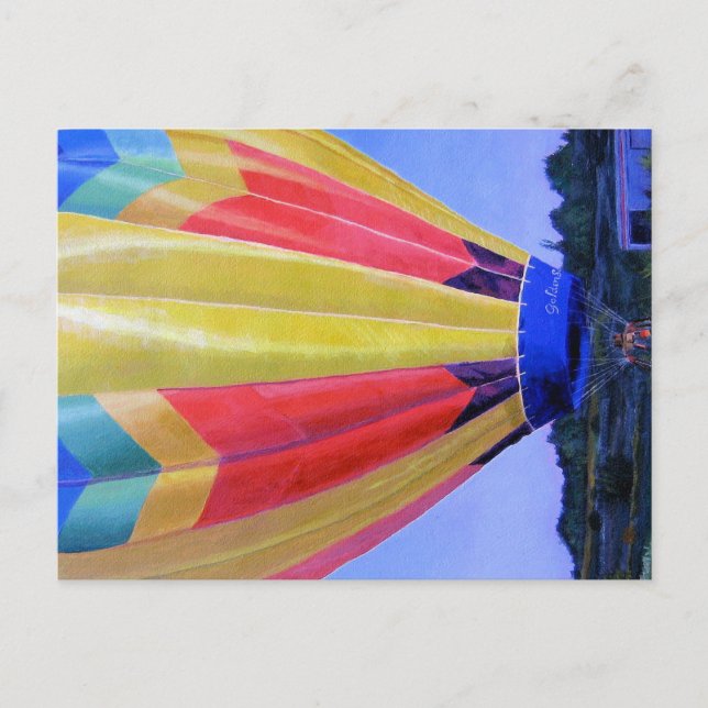 Hot Air Balloon Postcard (Front)