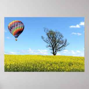Hot Air Balloon Poster