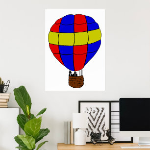 Hot Air Balloon Poster