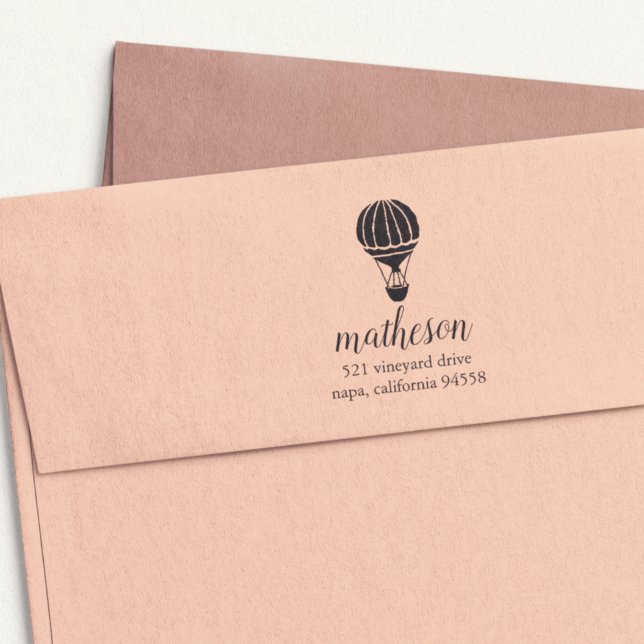 Hot Air Balloon Return Address Stamp (Creator Uploaded)