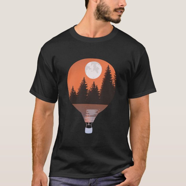 hot air balloon ride -fly balloons -gas balloonist T-Shirt (Front)