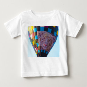 Hot Air Balloon, Snow Leopard, Olathe, Kansas Baby T-Shirt