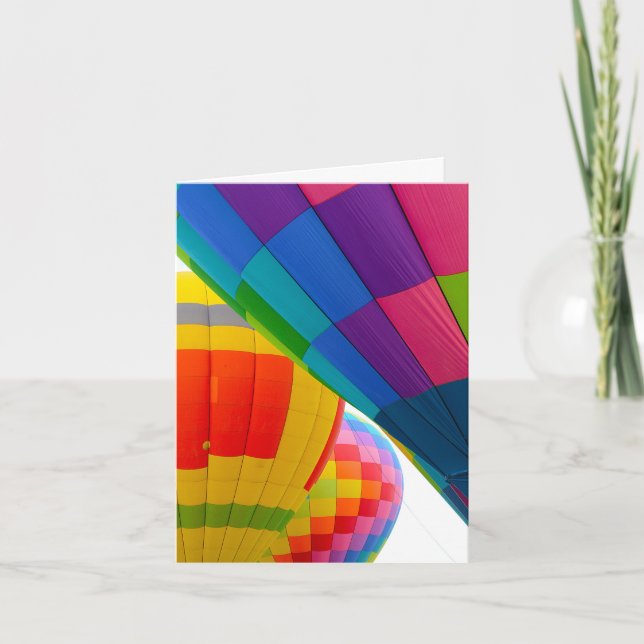 Hot Air Balloon Spectacle Card (Front)