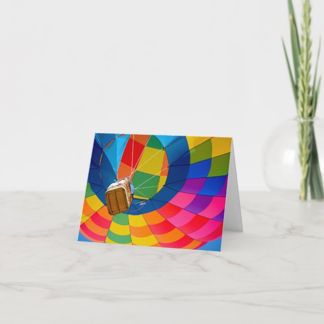 Hot Air Balloon Spectacle Card (Front)
