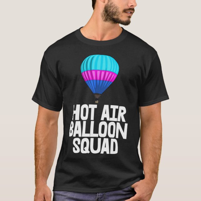 Hot Air Balloon Squad Tee Hot Air Balloon Shirts F (Front)