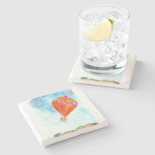 Hot Air Balloon Stone Coaster