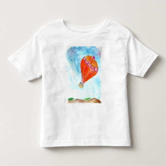 Hot Air Balloon Toddler T-Shirt (Front)