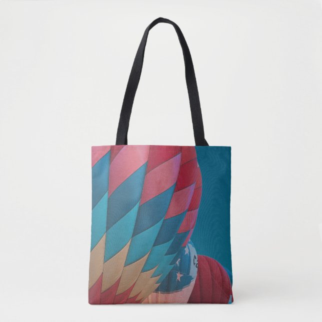 hot air balloon  tote bag (Front)