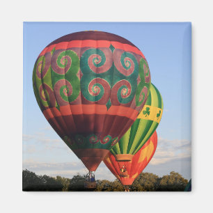 Hot Air Balloon Trio Magnet