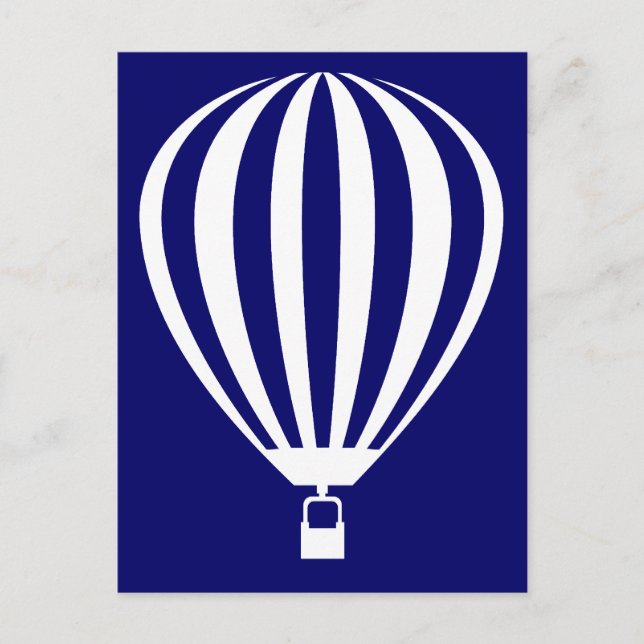 hot air balloon v.2 postcard (Front)