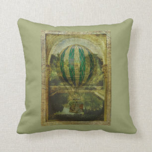 Hot Air Balloon Voyage Cushion