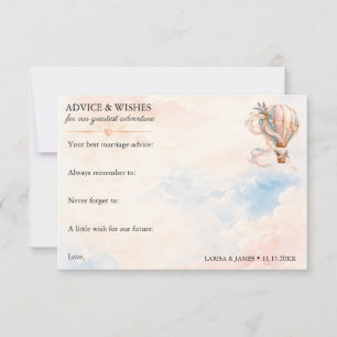 Hot Air Balloon Wedding Advice & Wishes