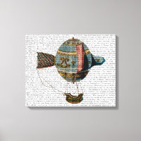 Hot Air Balloon With Tail Feather