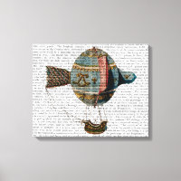 Hot Air Balloon With Tail Feather