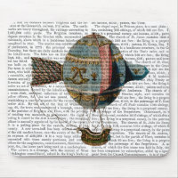 Hot Air Balloon With Tail Feather
