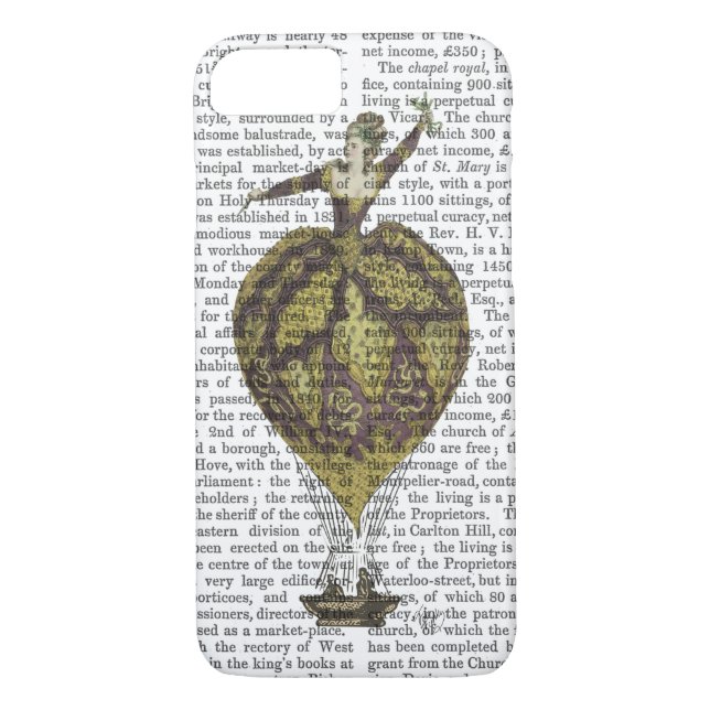Hot Air Balloon Woman 1 Case-Mate iPhone Case (Back)